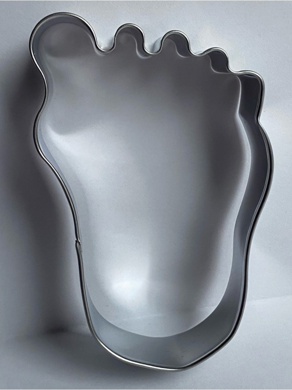 Baby Foot Cookie Cutter Shower Metal Cake Topper Fondant 4" Used 1X Feet Party